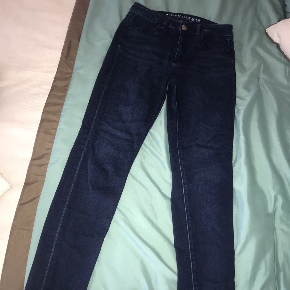 American Eagle dark wash high rise jegging jeans
